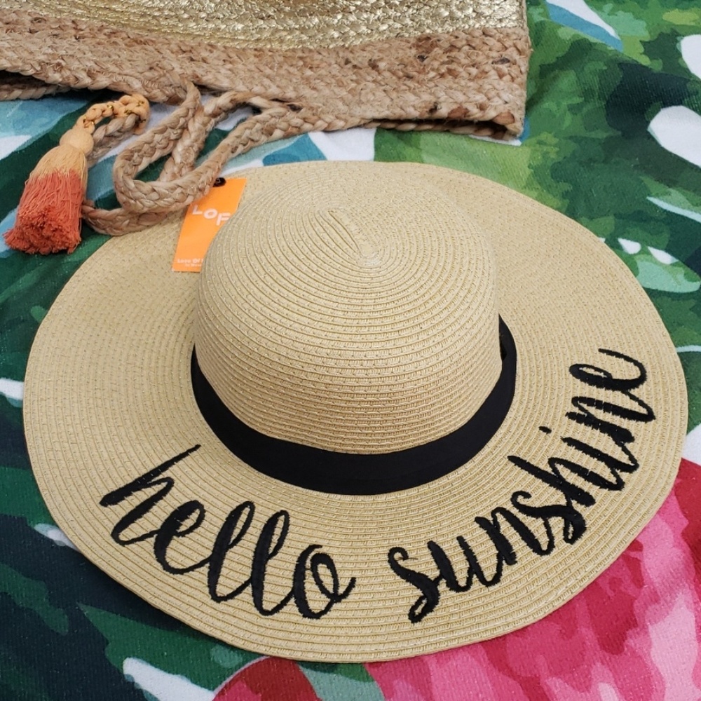 Fun Floppy Sun Hat, Hello 🌞Sunshine🌞